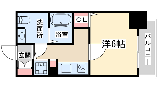 【間取り】 | プレサンス天神橋ディオレ