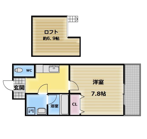 【間取り】 | エスティームⅡ番館