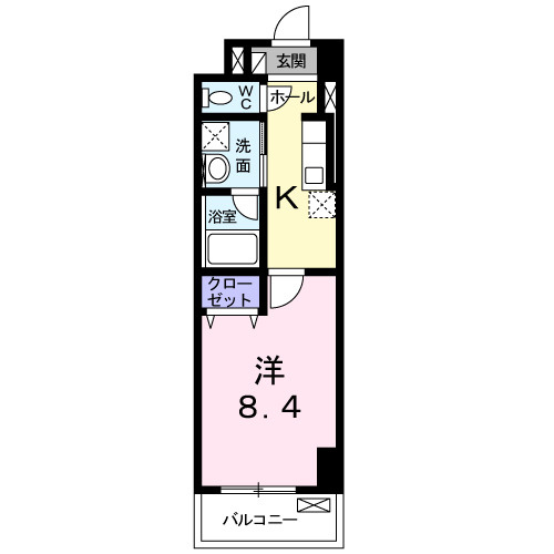 スカイブルーレジデンス横浜の間取り