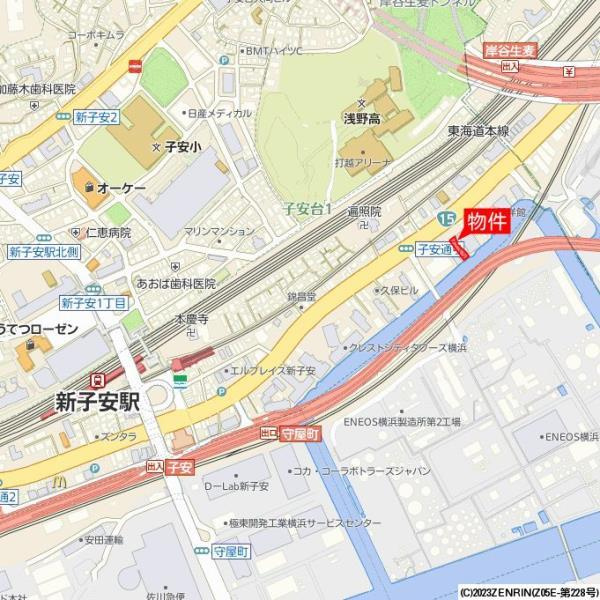 プラス・ワン横浜の地図
