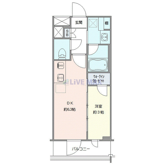 プライムブリス品川旗の台の間取り