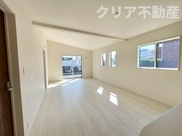 【居間・リビング】 | 7/28値下げ★伊勢崎市宮子町　平屋新築・４LDK可！
