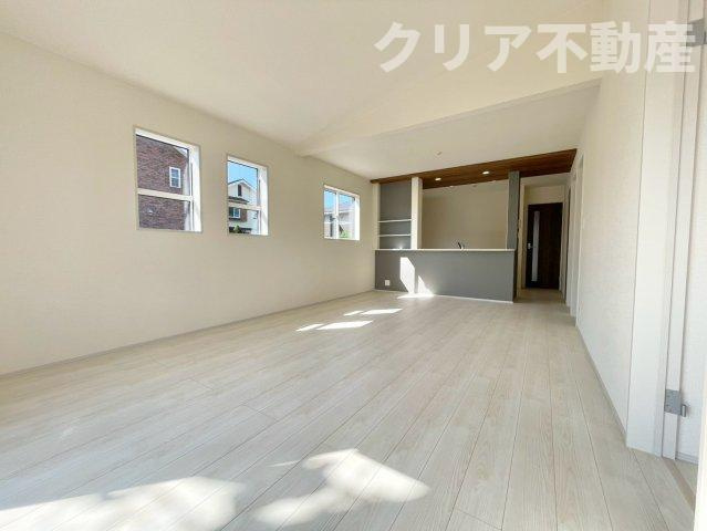 【居間・リビング】 | 7/28値下げ★伊勢崎市宮子町　平屋新築・４LDK可！