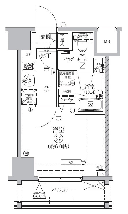 クオリタス南大井の間取り