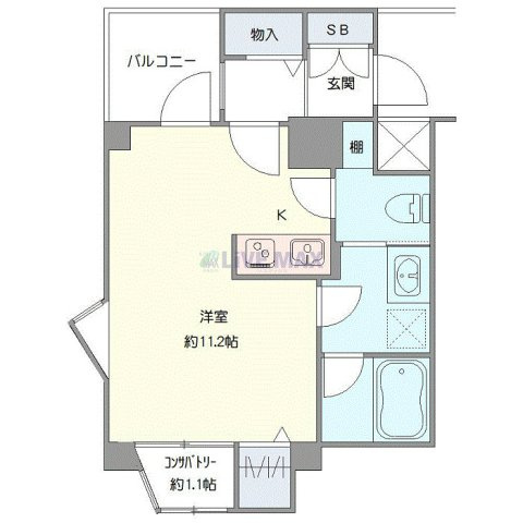 アルシオンエアポートタワーの間取り