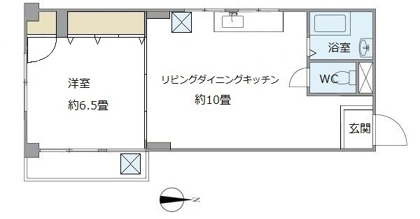 浅川コーポの間取り
