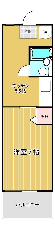 世田谷区玉川田園調布１丁目の賃貸マンションの間取り