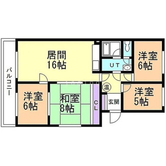 【間取り】 | 銭函グランドハイツ
