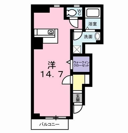 レーヴフロンスＡの間取り