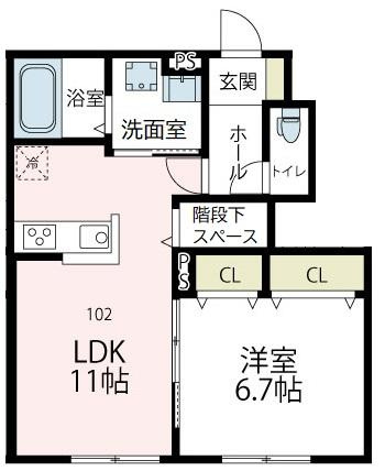 メゾンボヌールⅠの間取り