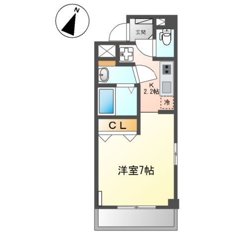 ビブレ東林間の間取り