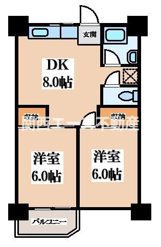 【間取り】 | ビレッジハウス泉北栂タワー