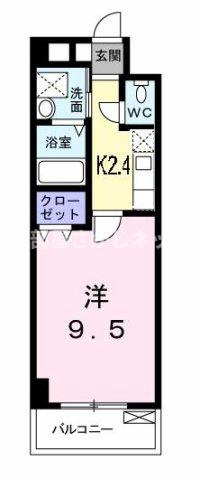 ノーブル・コーケ・横浜【おとり物件なし】#学生・社会人にオススメ！初期費用分割払いOK！の間取り