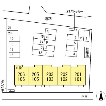 グラン・マムの区画図