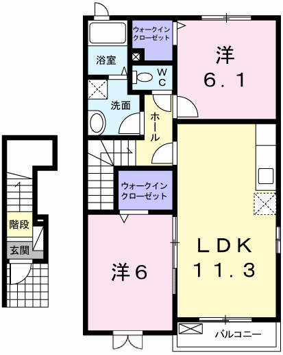 シルフィードの間取り