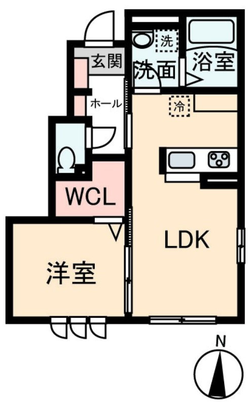No.FLATの間取り