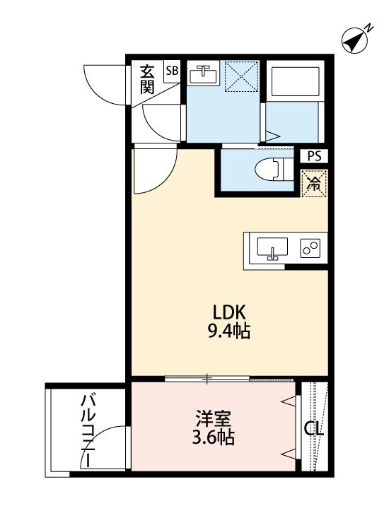 robot home 愛宕町Bの間取り