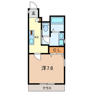 クレールメゾン元町の間取り
