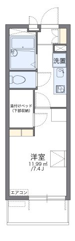 【間取り】 | レオパレスヴィラモンド