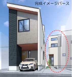 茅ヶ崎市東海岸北５丁目　新築戸建　全４棟２号棟
