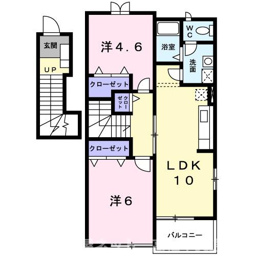 【間取り】 | プリティーハウスⅡ