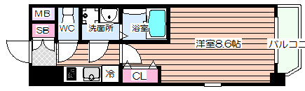 【間取り】 | エスリード福島第5