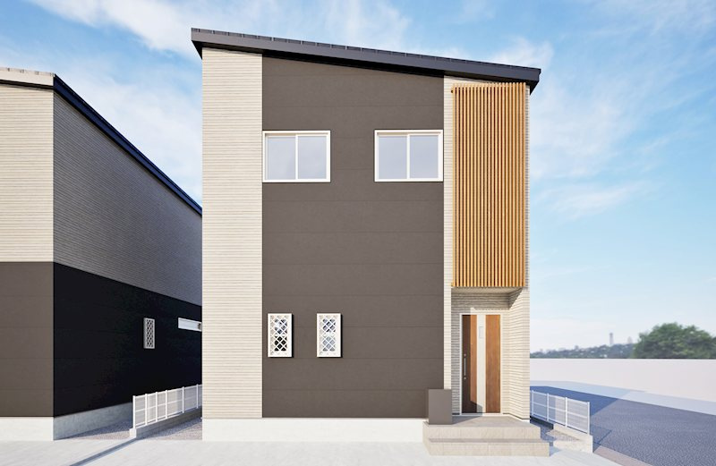 ABF岩槻区南辻戸建の外観|★新築★駐車２台可★全居室収納★エアコン★トイレ２ヵ所★