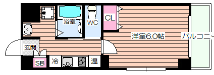 【間取り】 | みおつくし堂島Ⅱ