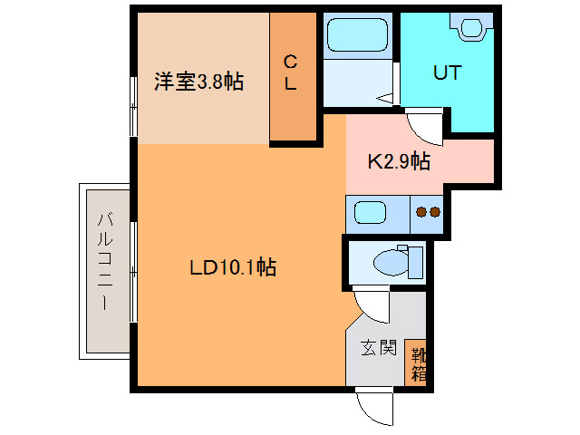 アビタプレイスの間取り