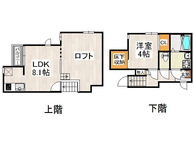 ＣＢ今羽カンシャルの間取り