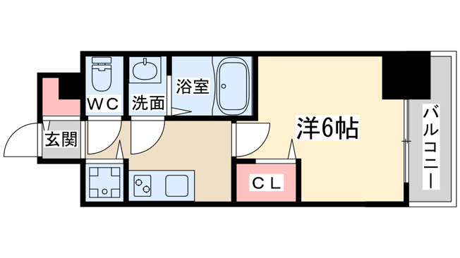【間取り】 | プレサンス梅田東グラッド