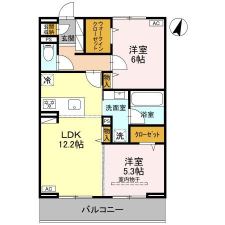 Ｋｏａひばりヶ丘の間取り