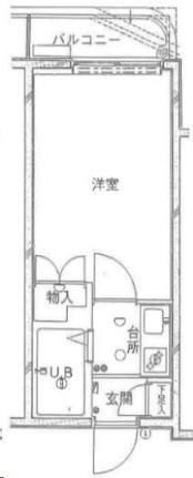 ダイホープラザ千駄木の間取り|間取りです。