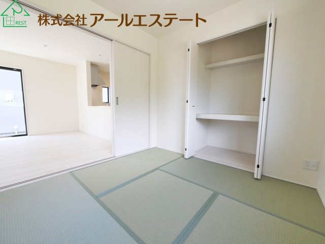 加古川市新神野8丁目6期　　加古川線「神野駅」徒歩10分の和室|同社施工事例