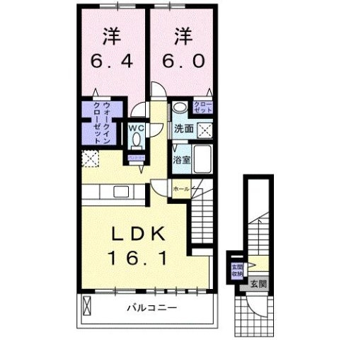 Ｓａｖｏｒｙ　Ｓｑｕａｒｅ　Ⅰの間取り