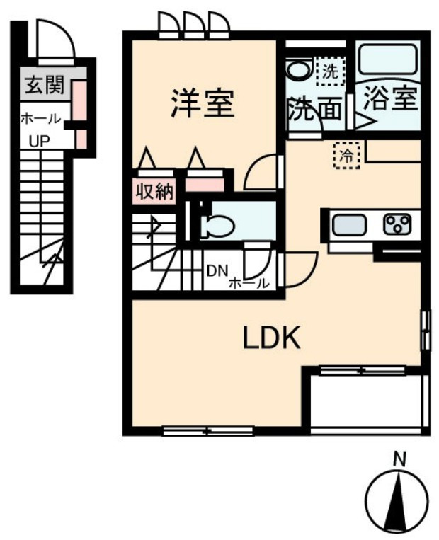 HOLY　HAUSの間取り