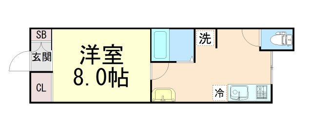 ＹＡＲＤ王子公園の間取り