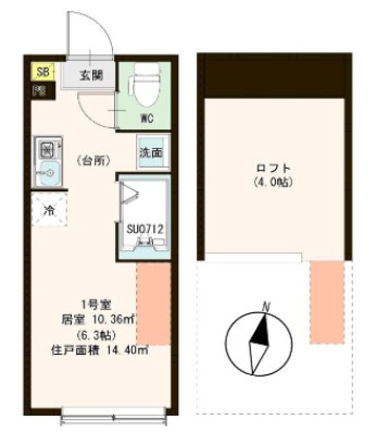 OKASIN（オカシン）の間取り