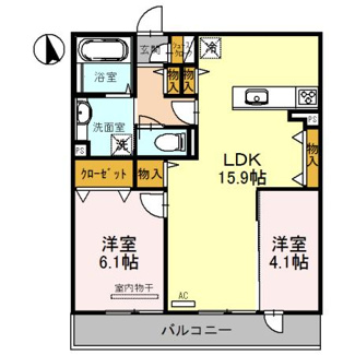 【間取り】 | ムーラン ア ヴァン