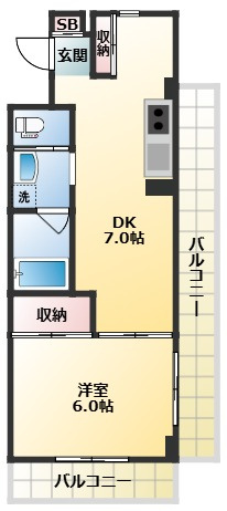 ロイヤルハイツフジの間取り