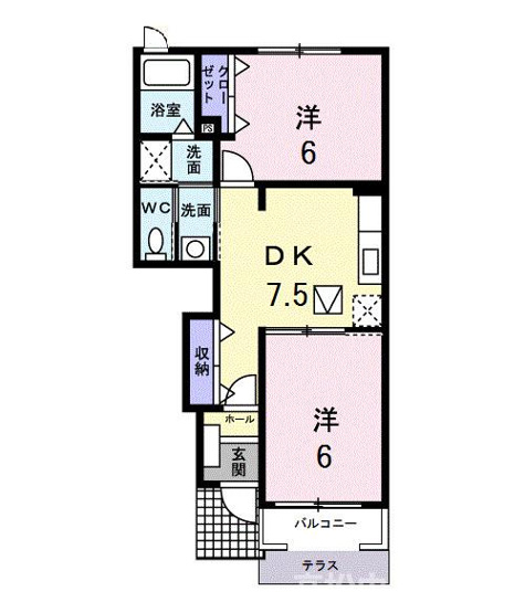 【間取り】 | ヴィラージュⅣ
