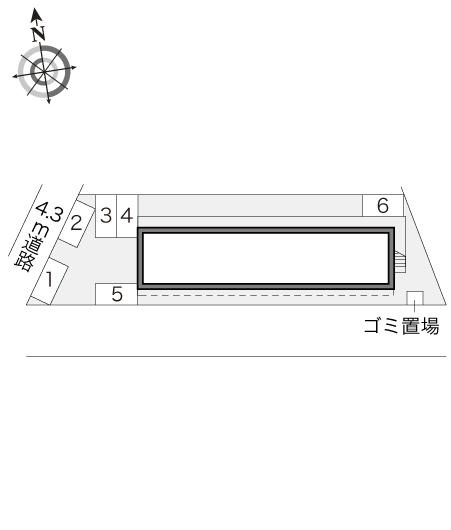レオパレスFIELDの区画図