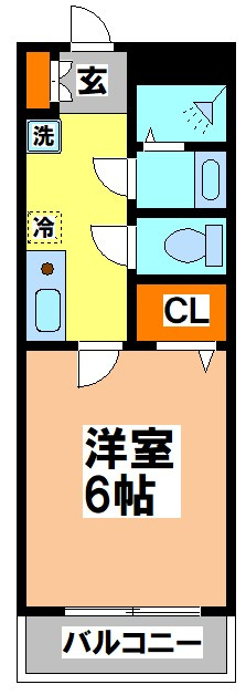 武蔵野市吉祥寺本町２丁目の賃貸マンションの間取り