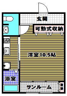 クリプトメリアの間取り