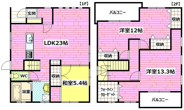 山本邸の間取り