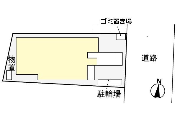 フェリオコーポの区画図