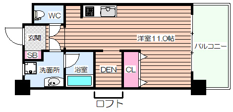 【間取り】 | ＡＲＲＯＷ　ＦＩＥＬＤＳ壱番館