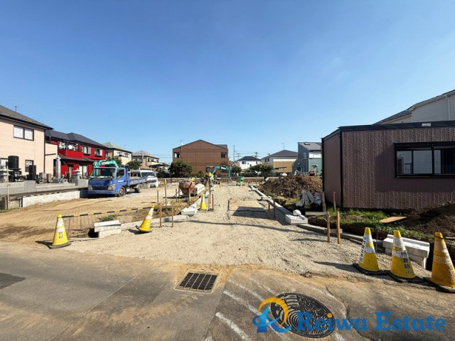 売地　茅ヶ崎市浜之郷の前面道路含む現地写真