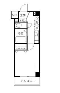 【間取り】 | スクエア　コート | 間取りです。