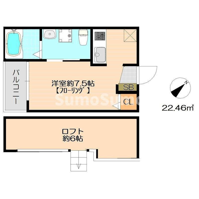 レガシィ井尻の間取り